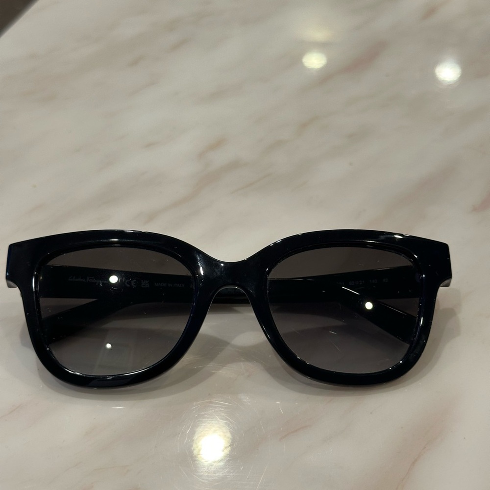 Salvatore Ferragamo Black Sunglasses